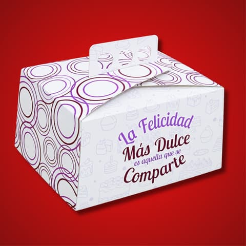 Caja para medio brazo de reina tipo maletín de TodoCajas JEMD