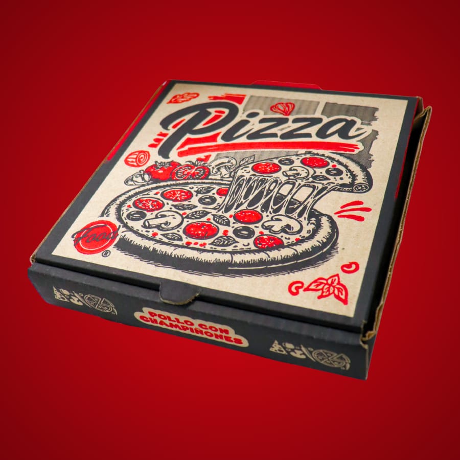 Caja Pizza de TodoCajas JEMD